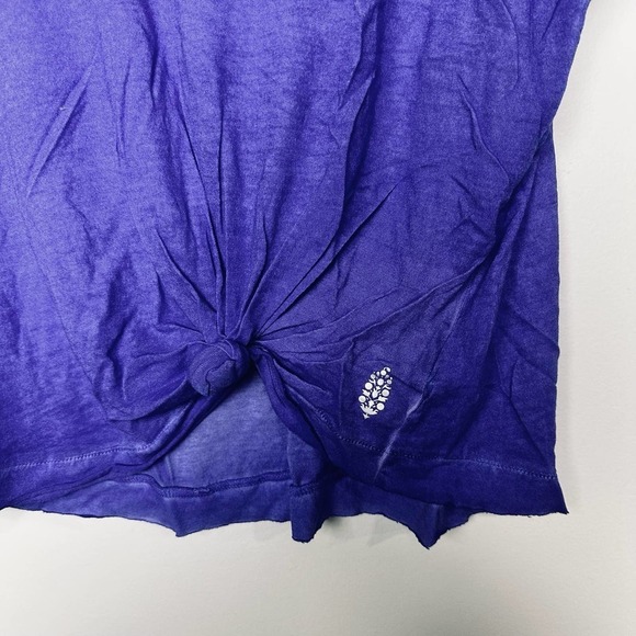 Free People Movement NWOT Henry V-Neck Sleeveless Tank Top Purple Medium - Picture 6 of 8